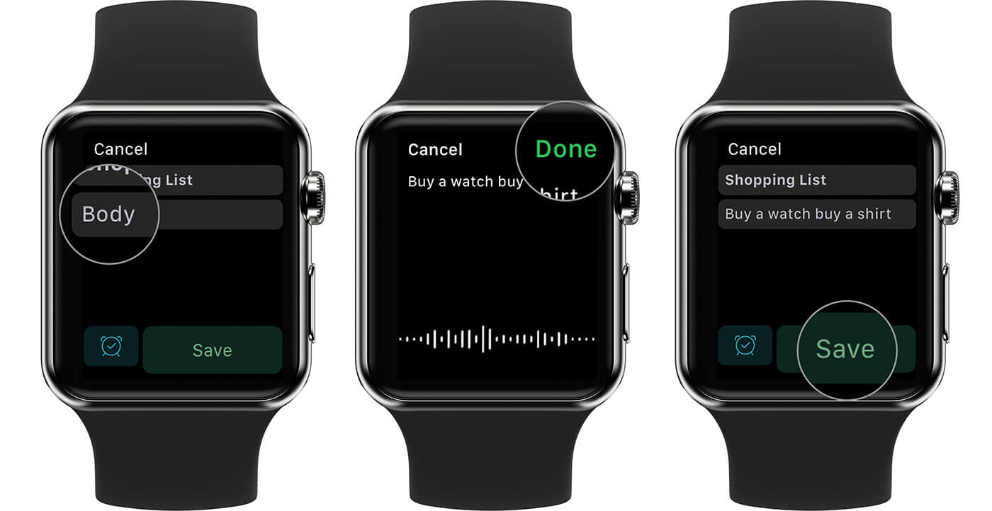 How to Create Text Notes on Evernote from Apple Watch