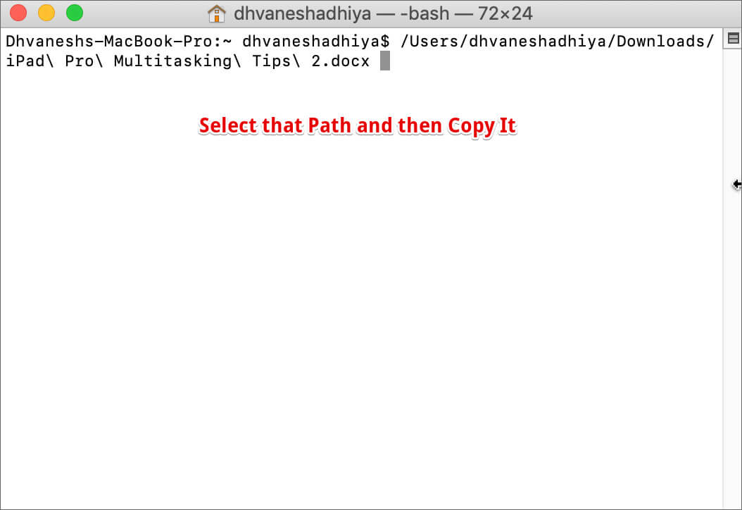 How to Copy File or Folder Path from Finder on Mac  - 2