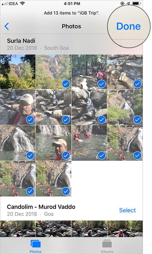 Select the Specific Photos to Make Custom Memories on iPhone and iPad
