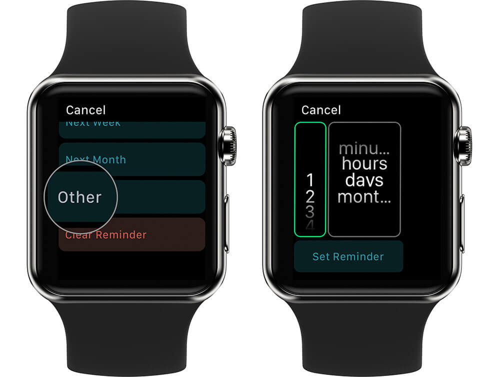 Set Auto Reminder Time in Evernote on Apple Watch