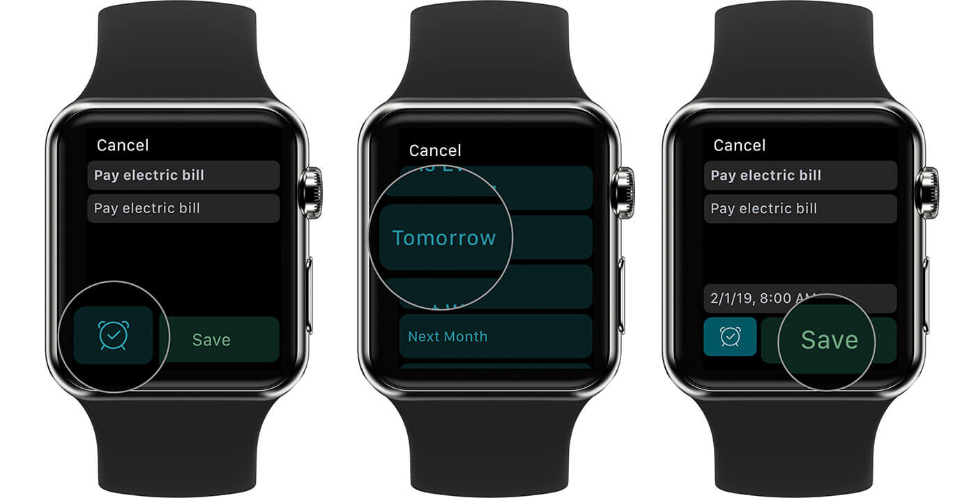 Set a Evernote Reminders On Apple Watch