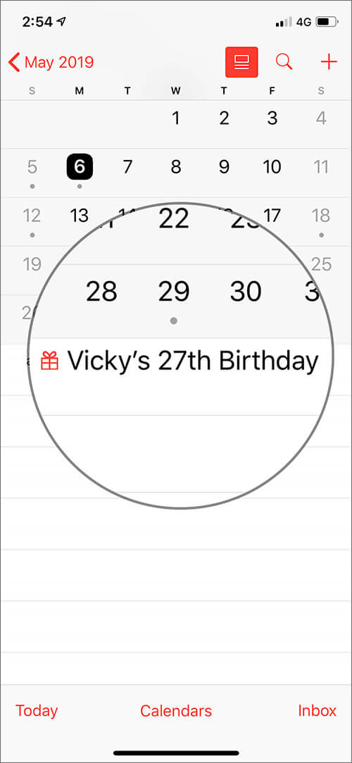 See Birthdays in Apple Calendar on iPhone or iPad