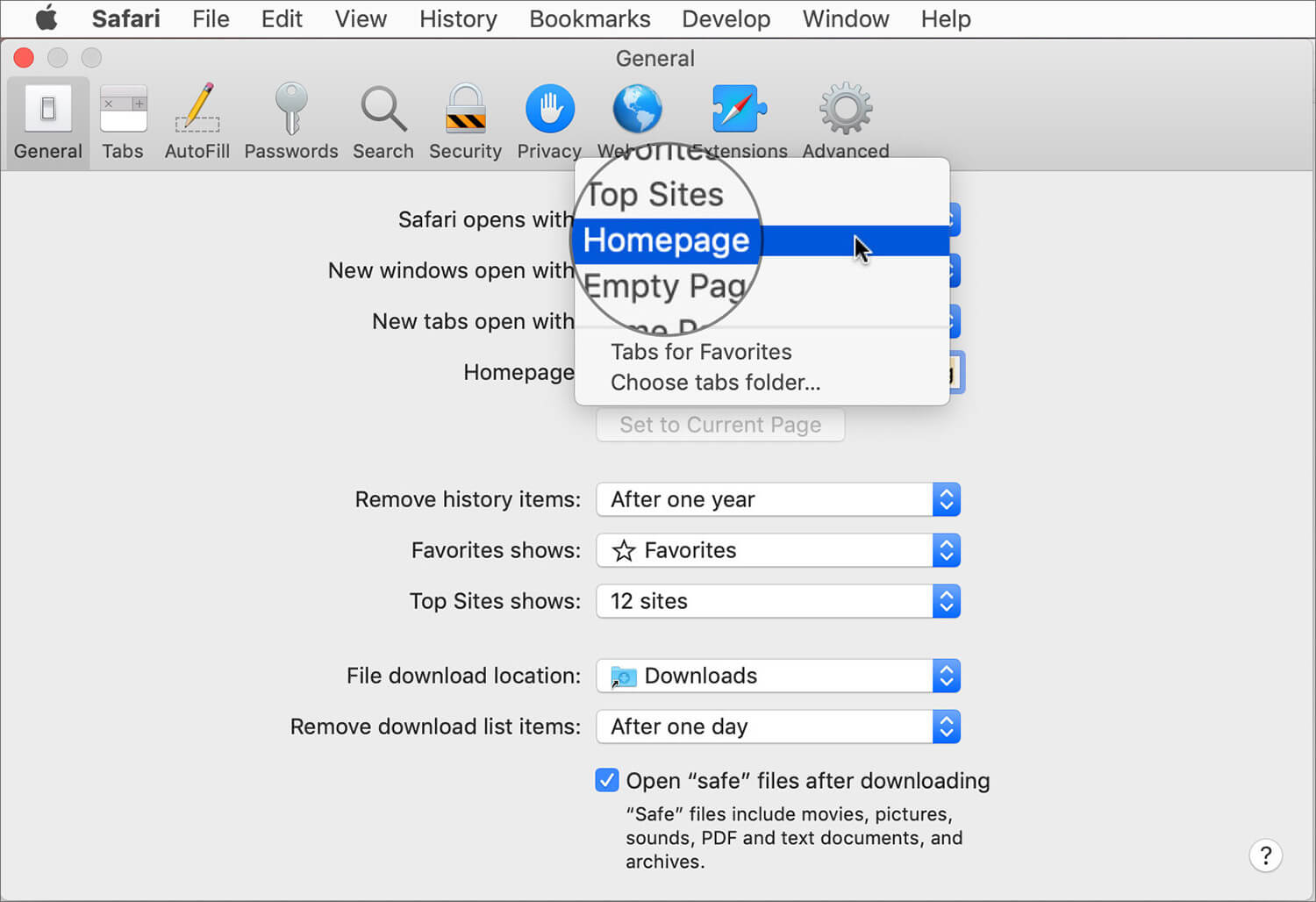 How to Set An Image As Homepage in Safari on Mac - 58