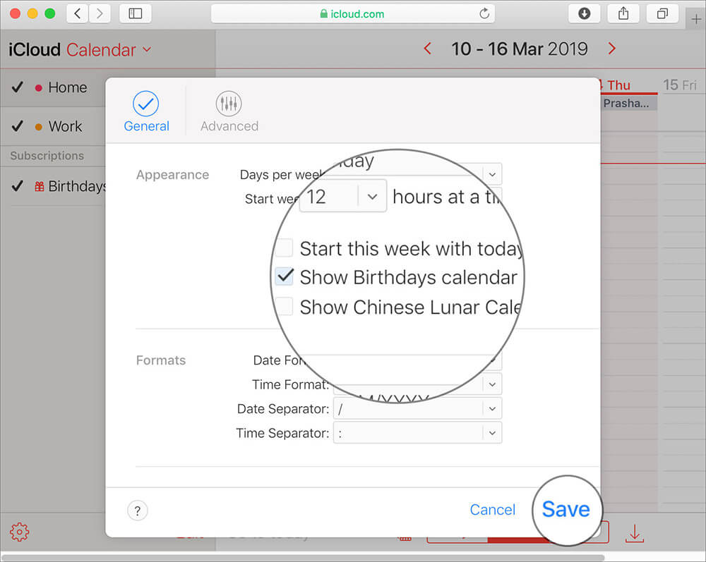 How to View Birthdays in Apple Calendar App on iPhone iPad or Mac Show Birthdays in Apple Calendar on iCloud Web