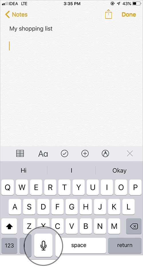 How to Insert a Tab Character on iPhone or iPad - 37