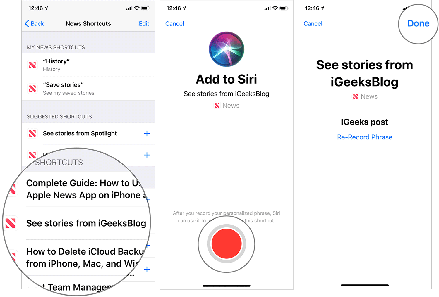 Access Stories of Specific Apple News Sites using Siri Shortcut