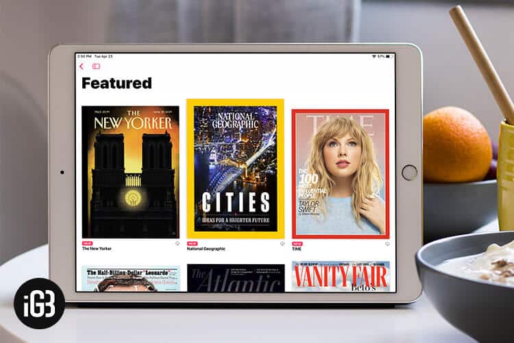Apple News Plus Featured Magazine