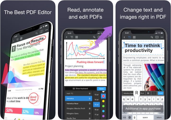 PDF Expert by Readdle iPhone and iPad App Screenshot