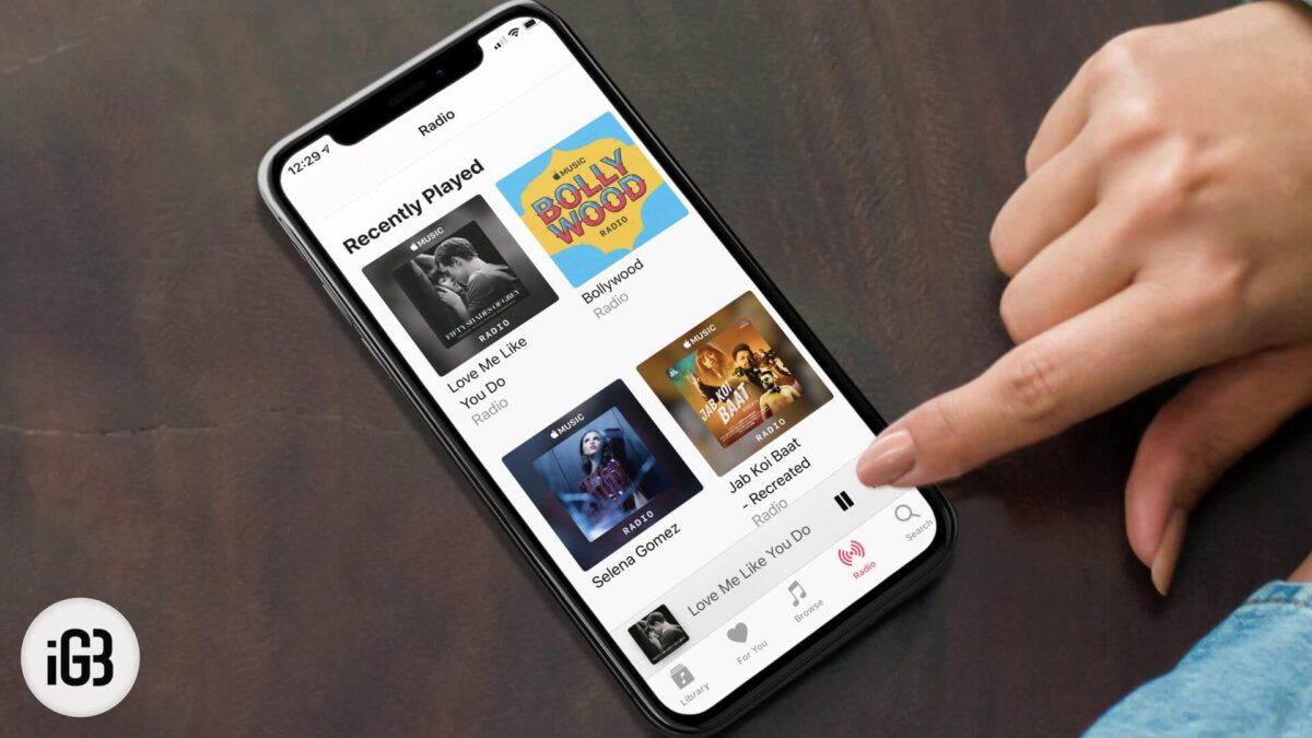How to create your own radio station in apple music