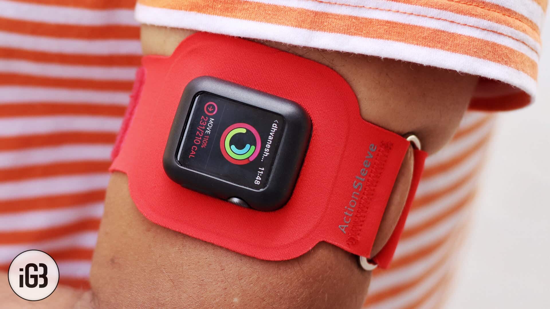 Twelvesouth actionsleeve armband for apple watch