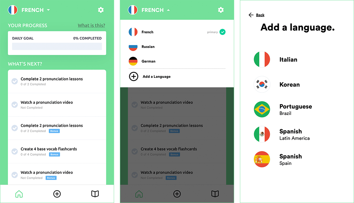 Fluent Forever Language Learning iOS App