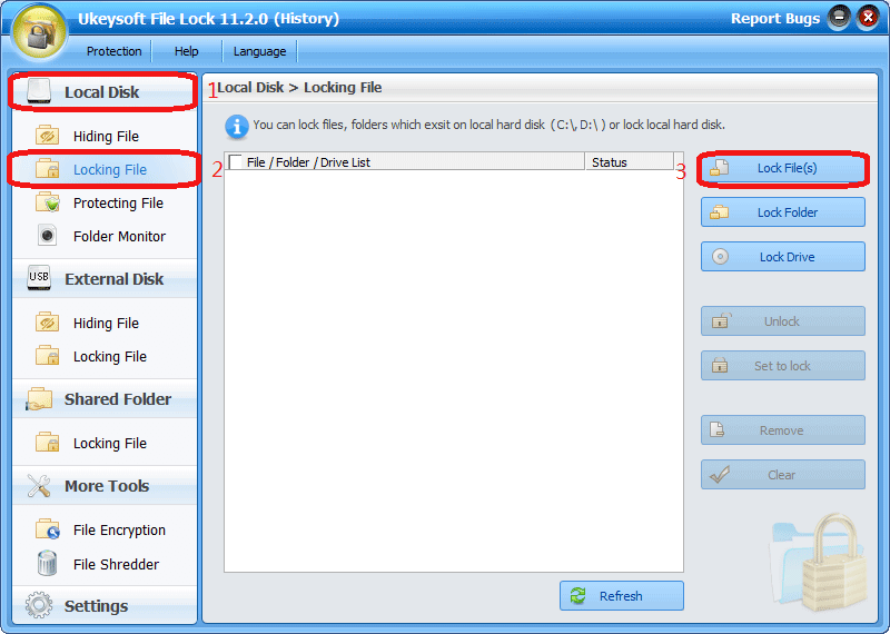 UKeySoft File Lock on Windows