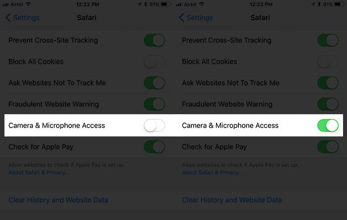 How to Stop Safari from Accessing iPhone s Camera and Microphone - 26