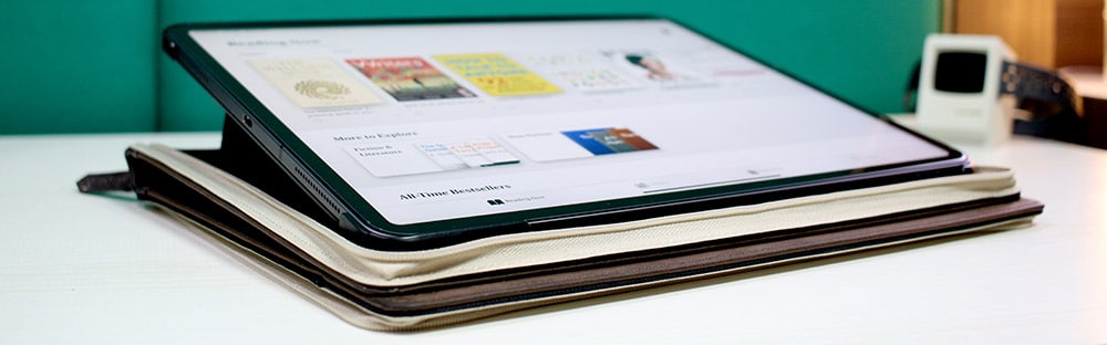 BookBook iPad Pro Case as Kickstand