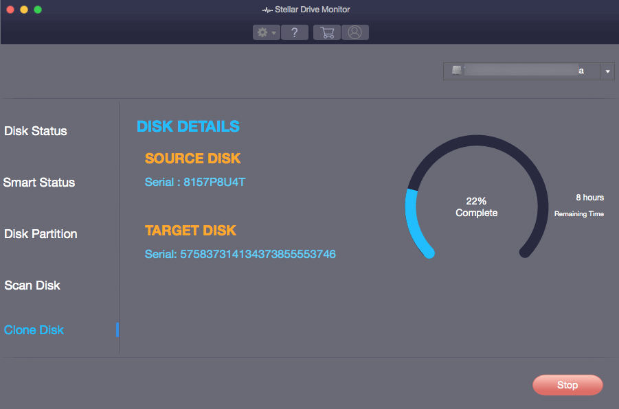 Clone Macbook Pro Using Stellar Data Recovery