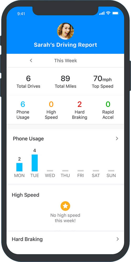 Driving Report Feature of ADT Go iOS App
