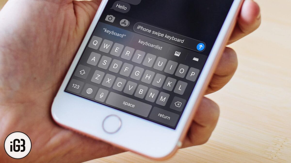 How to use quickpath swipe keyboard on iphone and ipad in ios 13