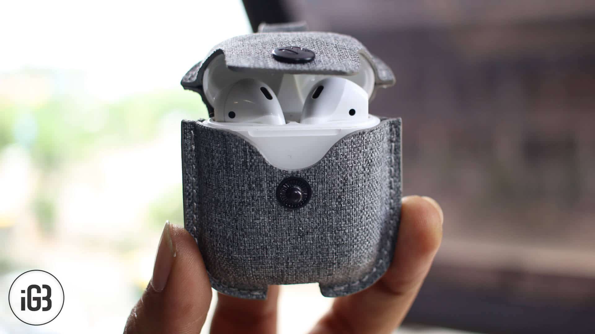 Twelve South AirSnap Twill Wireless Charging AirPods Case