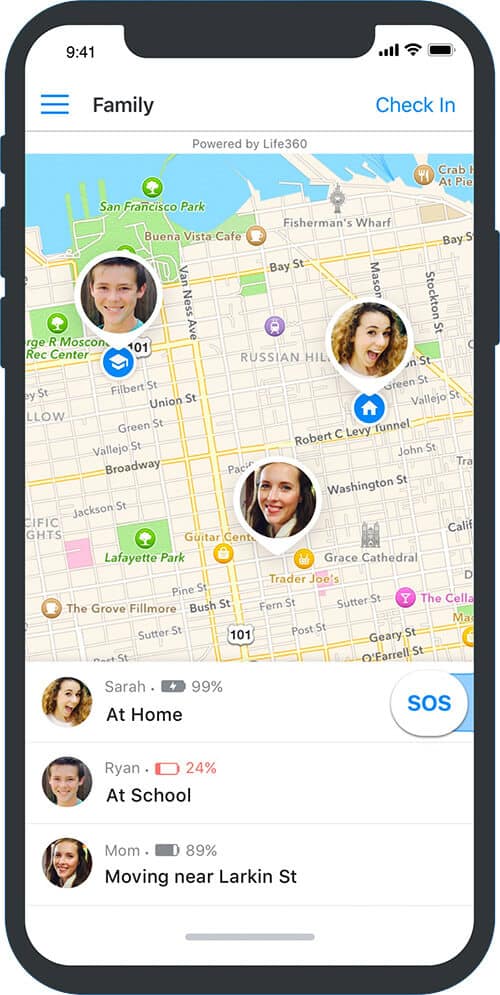 View Family Member's Live Location using ADT Go App