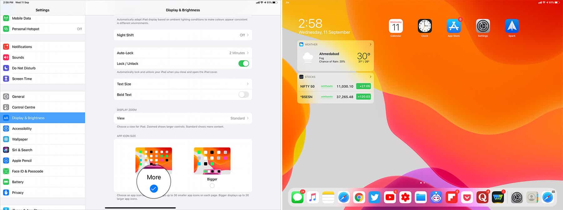 How to Change iPad Icon Size on the Home Screen in iPadOS - 81