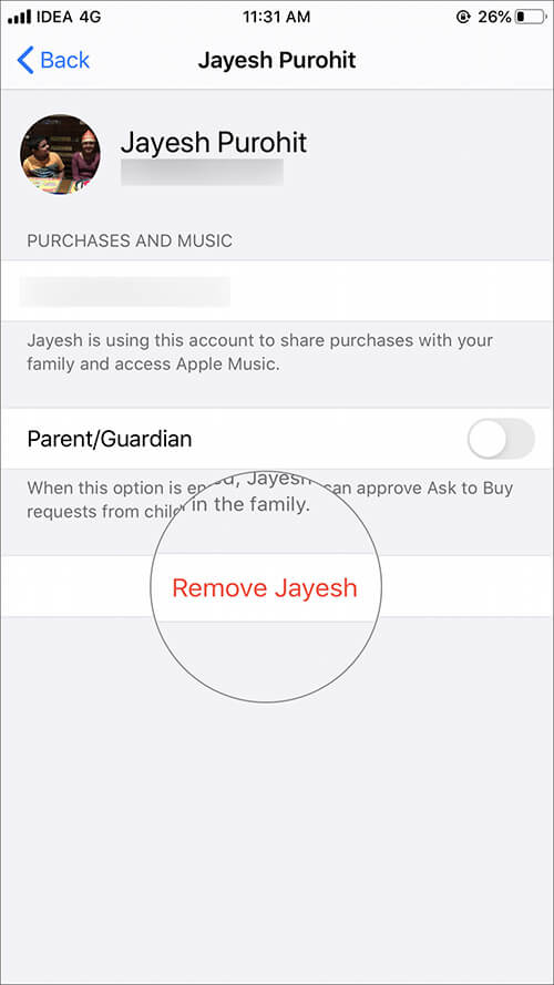 Remove Family Members to Your Apple Arcade Subscription