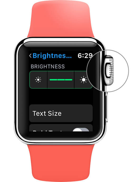 Use Digital Crown to Adjust Brightness on Apple Watch