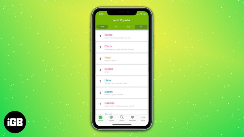 Best Baby Names Apps for iPhone and iPad
