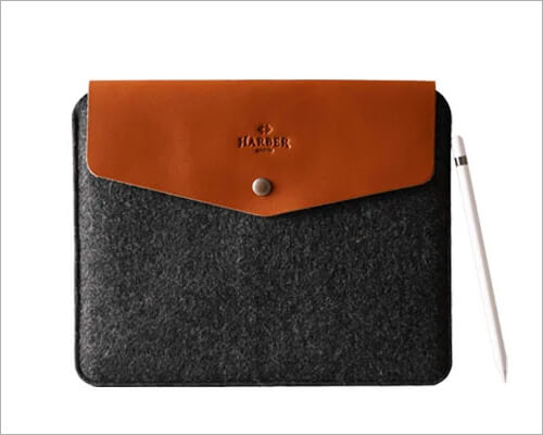 Harber London Leather iPad Envelope Sleeve Case