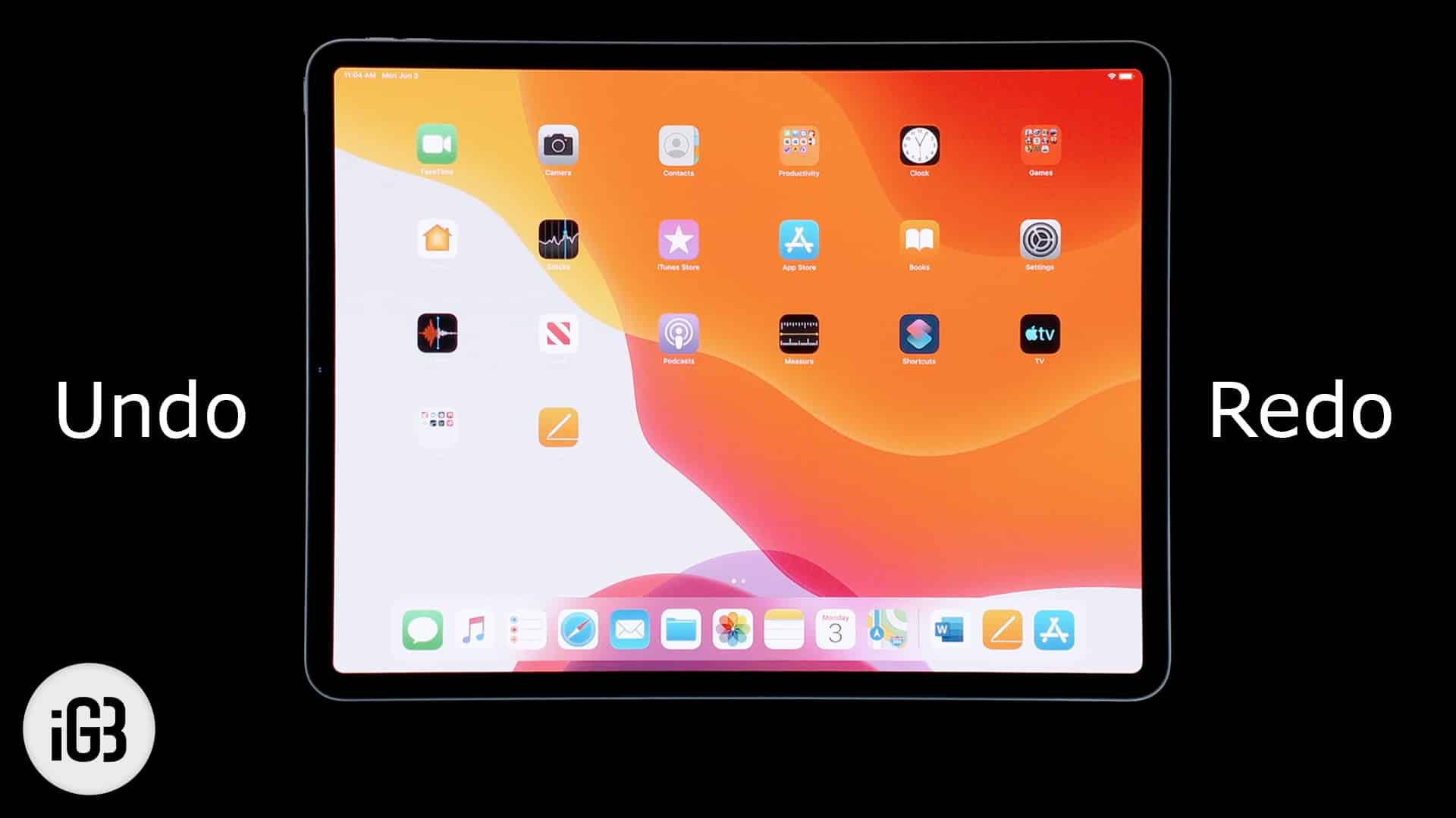 How to Undo and Redo on iPadOS 13 and iOS 13 on iPad and iPhone
