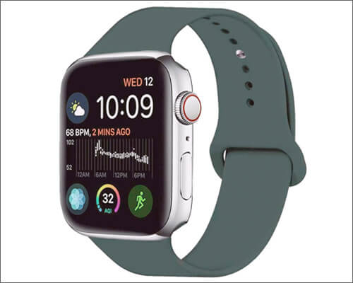 MOOLLY Silicone Sport Band for Apple Watch 4