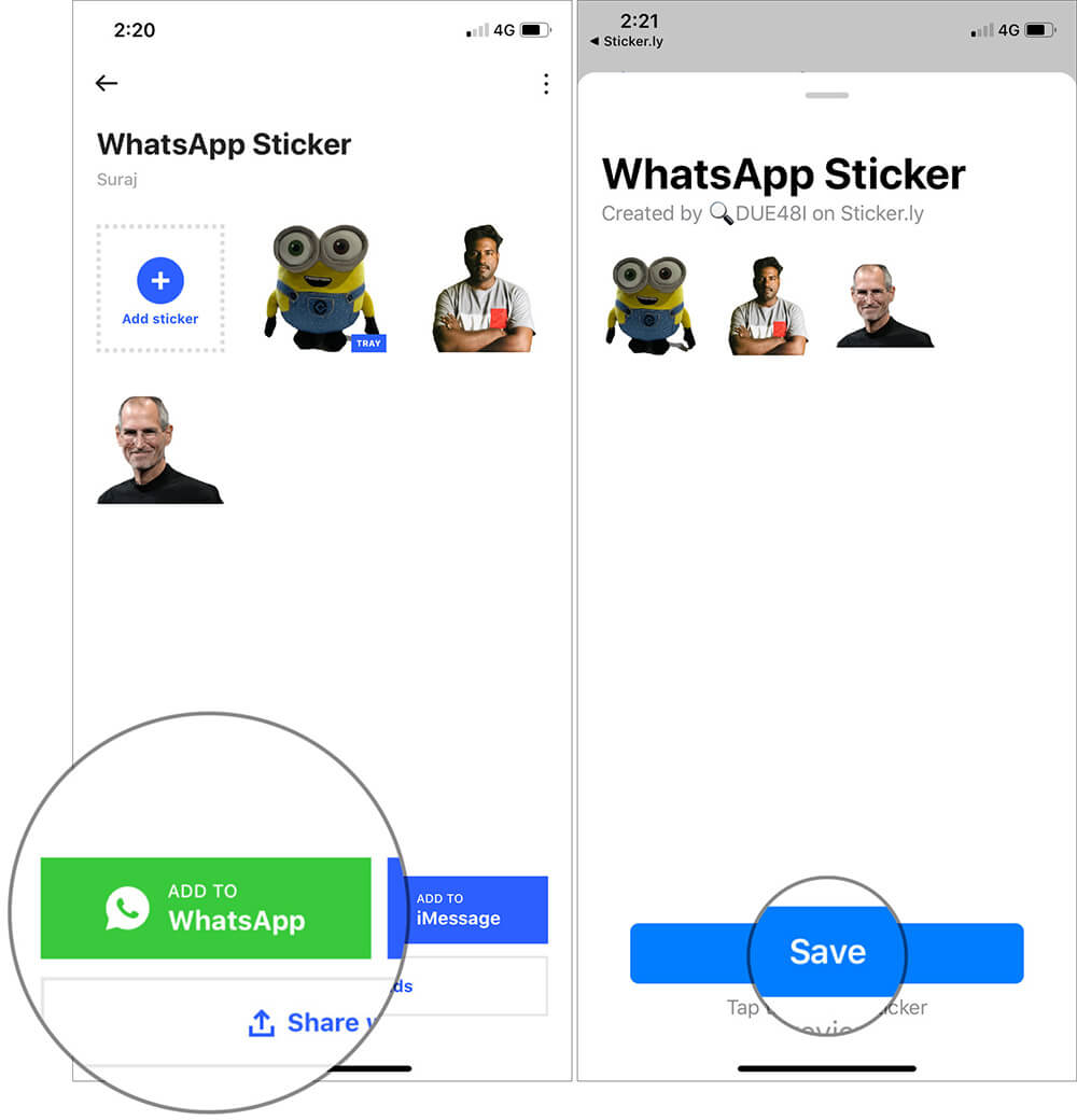Make Stickers for WhatsApp on iPhone