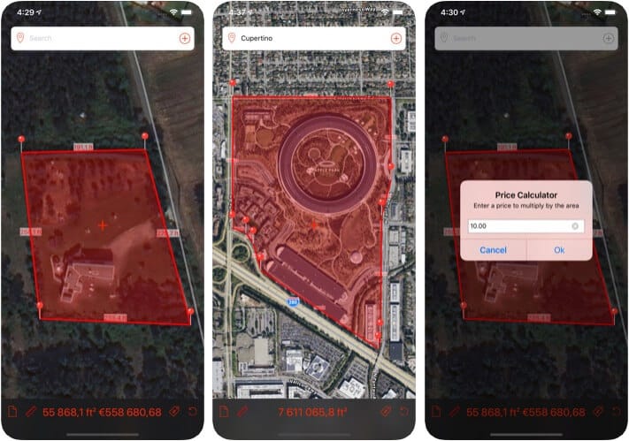 Marea Distance Measuring App for iPhone and iPad