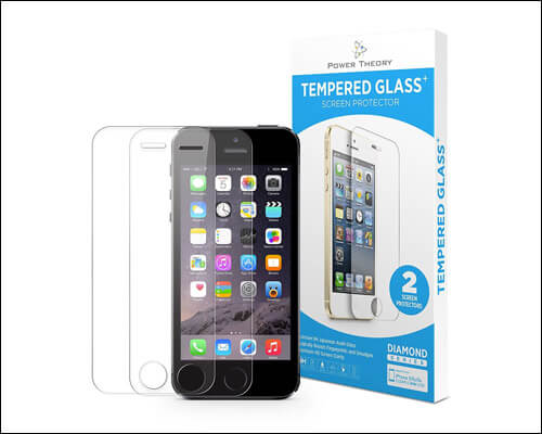 Power Theory iPhone SE Tempered Glass Screen Protector