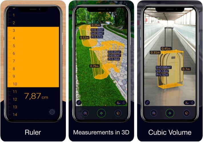 Ruler App AR Tape Measure Distance Measuring App for iPhone and iPad