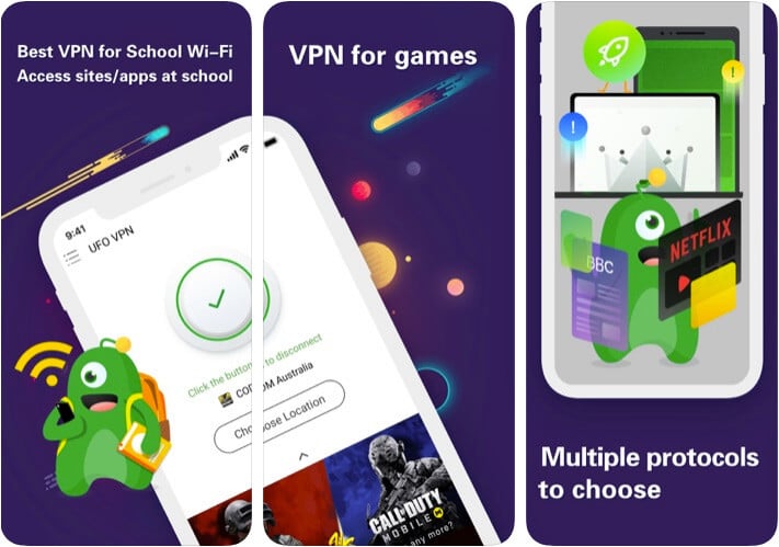VPN - UFO VPN Hotspot iPhone and iPad App Screenshot