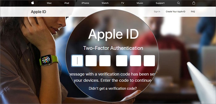 Add 2 Factor Authentication and Tap on Allow on iPhone and iPad