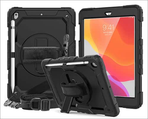 BMOUO iPad 10.2 inch Kickstand Case