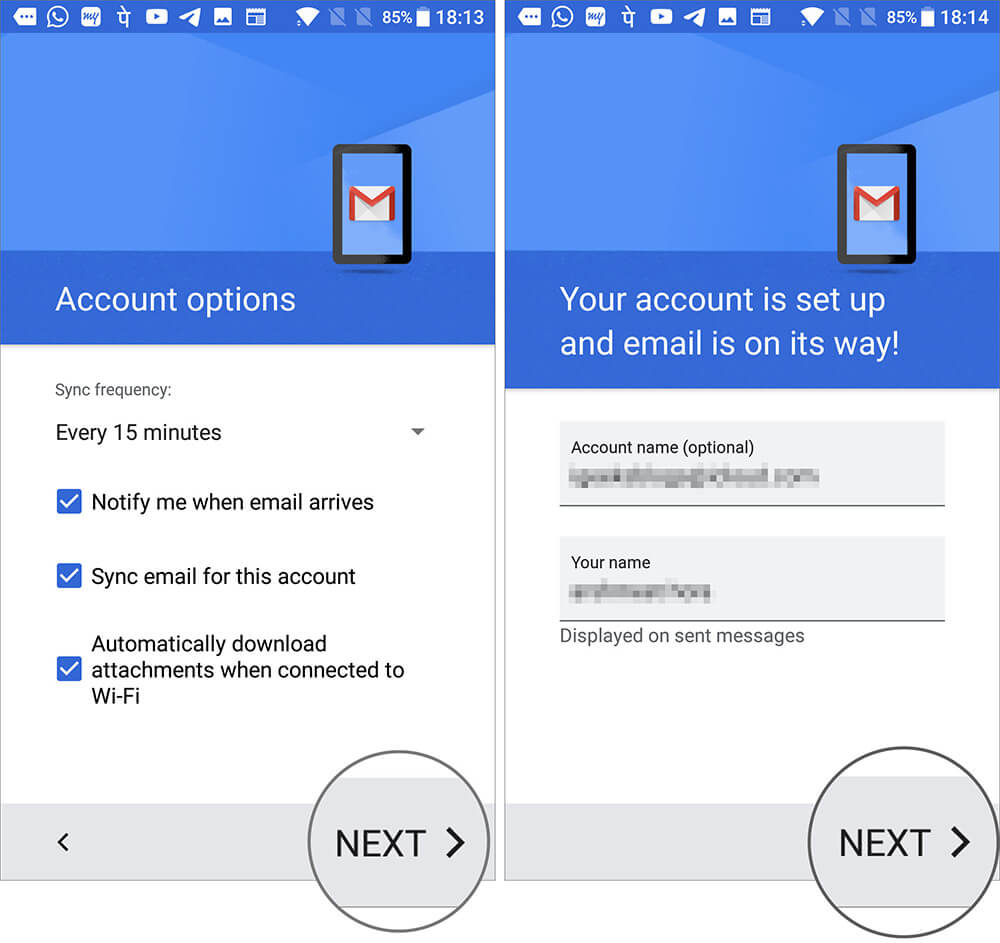 Configuring iCloud Email to Work with Gmail on Android Phone
