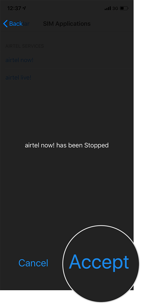 Disable flash message on iphone