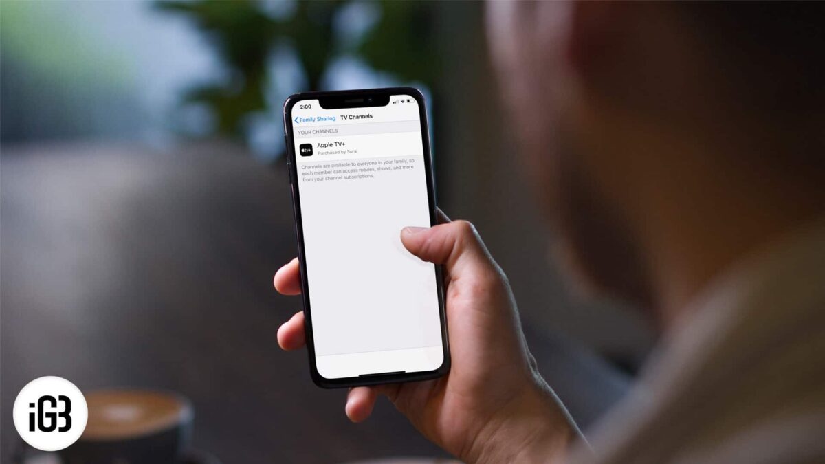 How to enable family sharing for apple tv plus on iphone and ipad