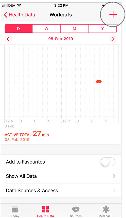 How to Manually Add Workout to Activity App - 13