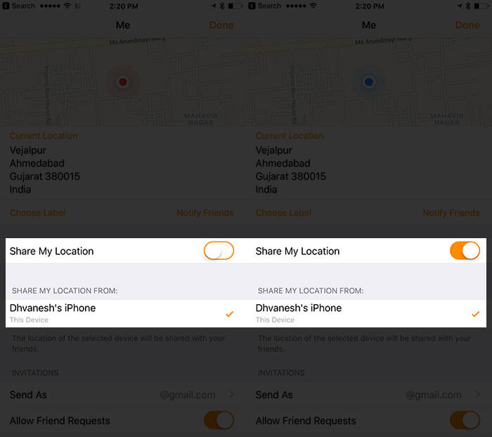 How to Secretly Track Friend s Location Using iPhone iPad - 88