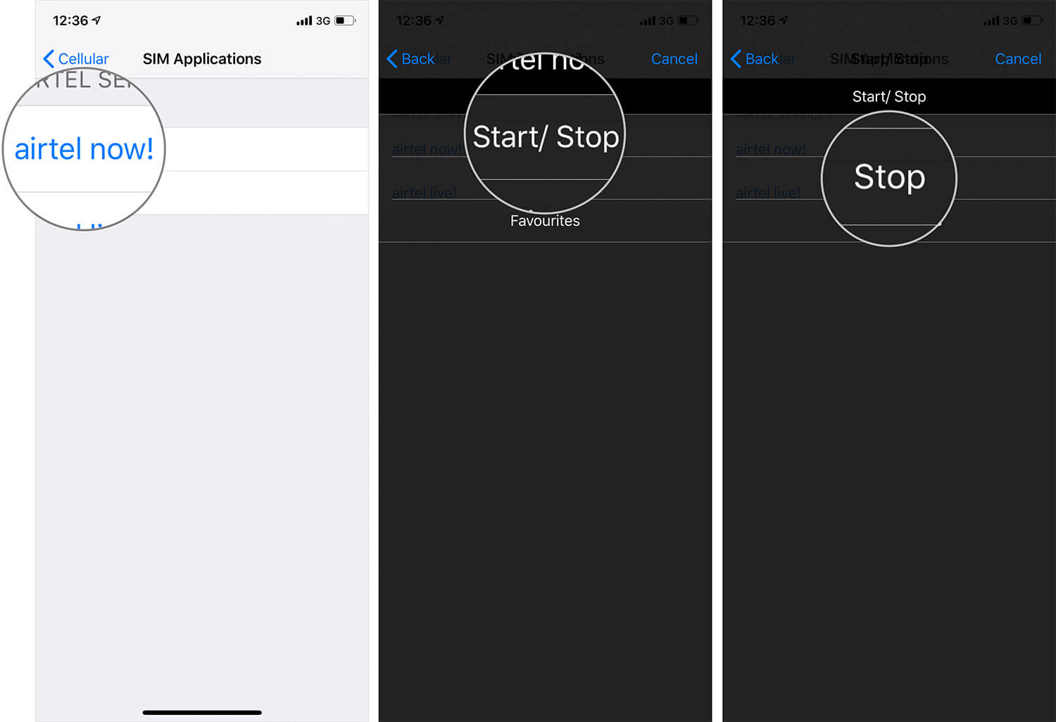 Turn off flash messages on iphone