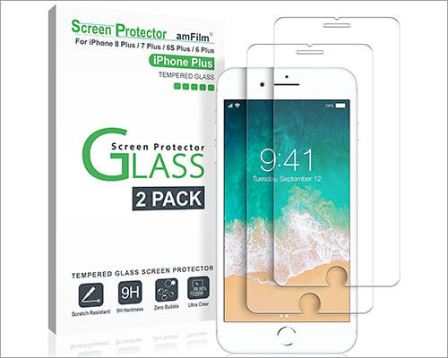 amFilm iPhone 7 Plus Glass Screen Protector
