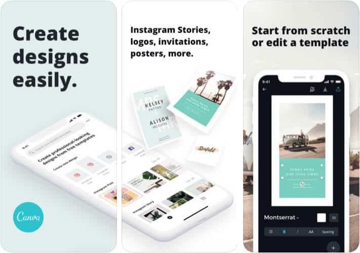 ‎Canva Instagram Story iPhone App Screenshot