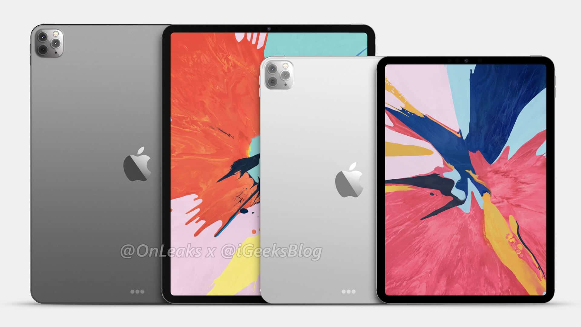 2020 11 inch and 12 9 inch ipad pro renders