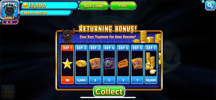Bonus to Earn While Returning to Solitaire Time Warp Card Game
