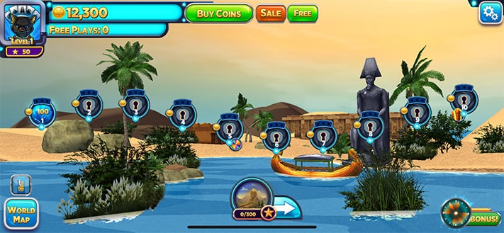 Explore Different Worlds While Playing Solitaire Time Warp Game
