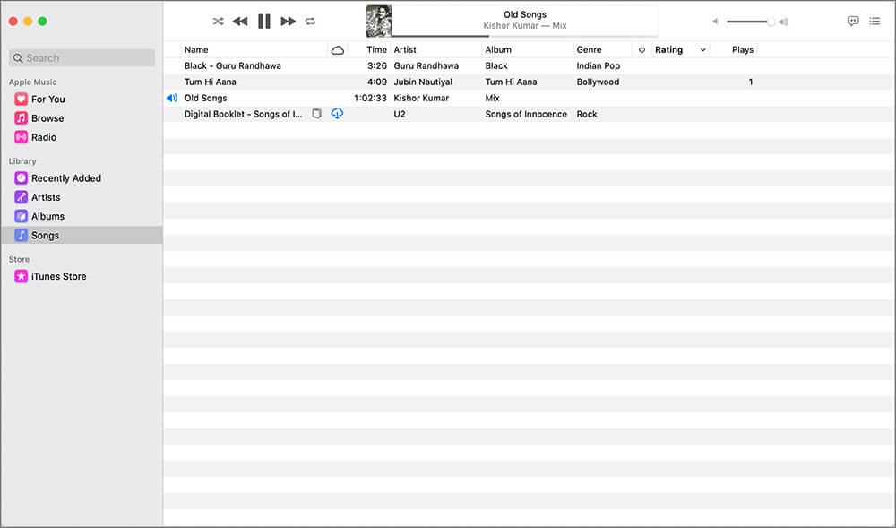 Launch Music app on Mac
