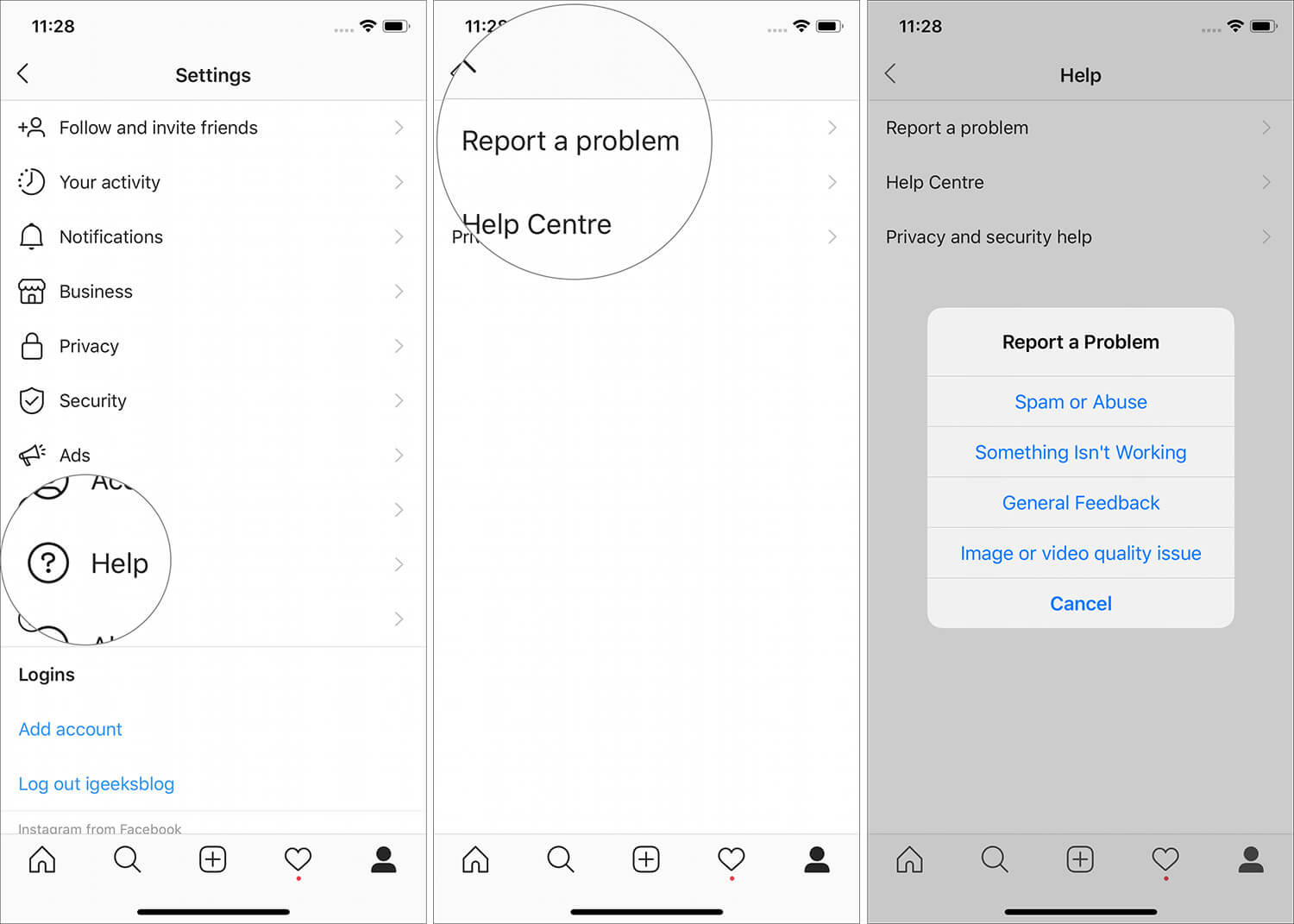 How to Remove Action Blocked on Instagram from iPhone and Android - 9